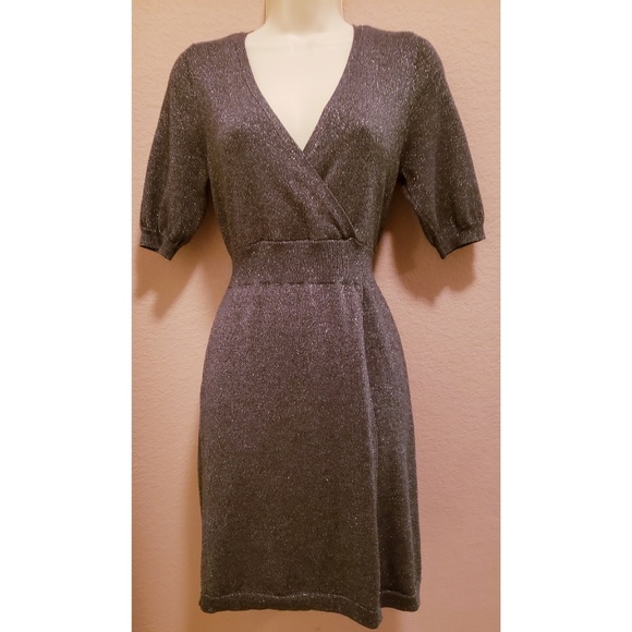 Liz Claiborne Dresses & Skirts - Liz Claiborne Faux-Wrap Sweater Dress
